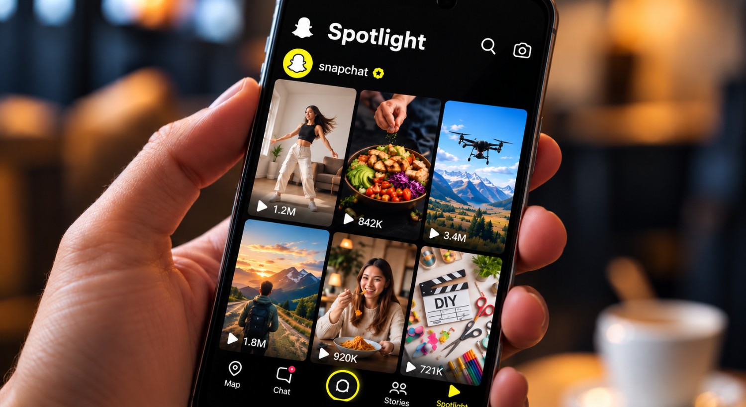 Descargador de contenido de Snapchat