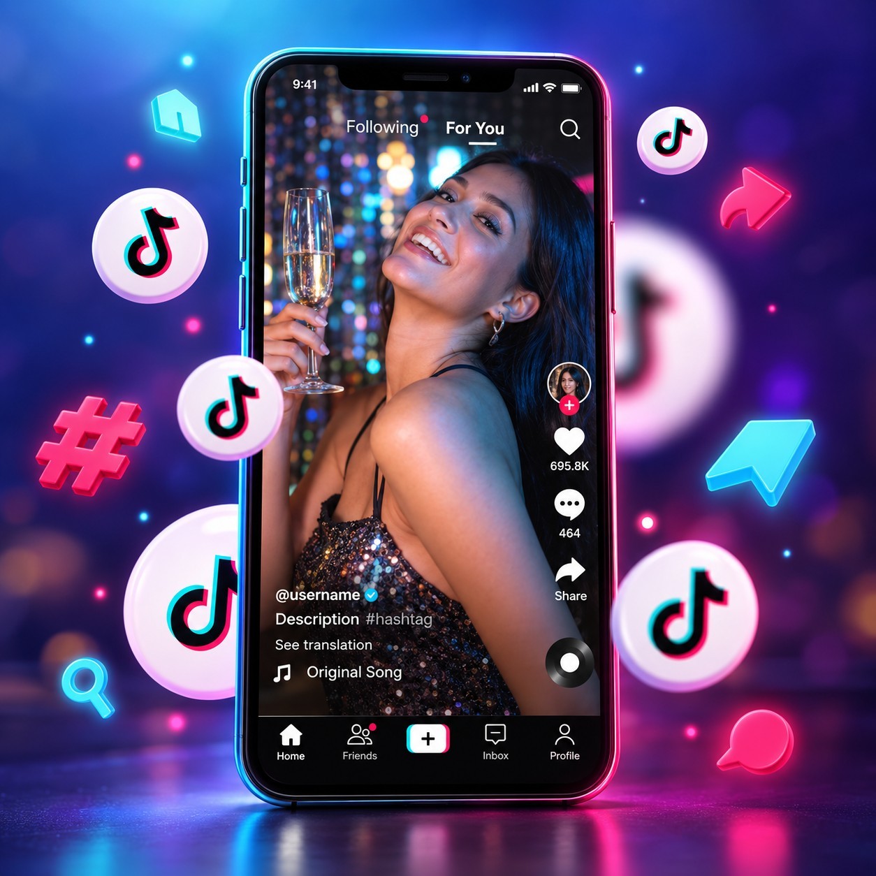 TikTok: Analiza enlaces públicos de video de TikTok y consulta los formatos disponibles.